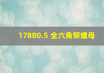 17880.5 全六角铆螺母